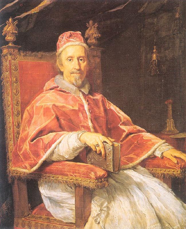 Maratta, Carlo Portrait of Pope Clement IX France oil painting art